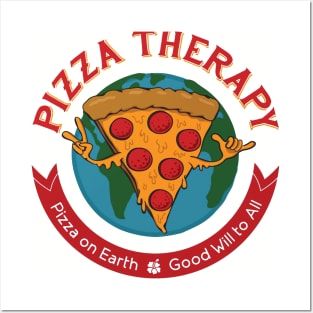 Pizza Therapy Posters and Art